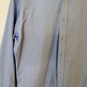 Mens Light Blue Collared button up